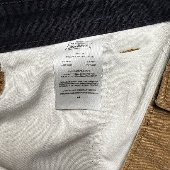 Lot of 2 Dickies Ripstop Cargo Shorts Mens 44 Tan/Black Relaxed Fit 10" Inseam - Picture 11 of 16